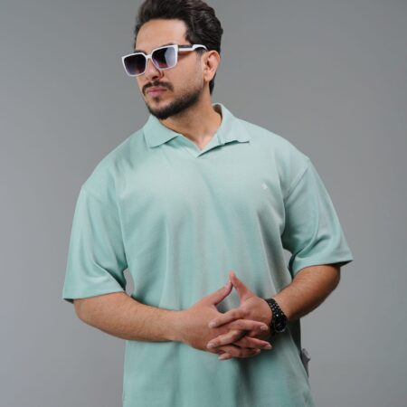 قیمت و خرید تیشرت مردانه باکس جودون گرم بالا رنگ سبز پاستیلی کد 30202 A3