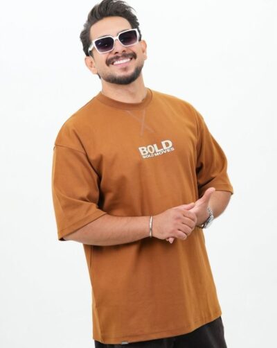 قیمت و خرید تیشرت مردانه پنبه دو رو BOLD پوآنو کد 30285 F201