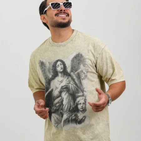قیمت و خرید تیشرت مردانه پنبه ماکان سنگشور چهره کد 30290