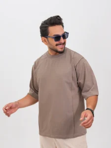 قیمت و خرید تیشرت مردانه پنبه دو پوسته دو دکمه تک رنگ کد 30197