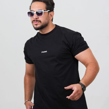 قیمت و خرید تیشرت مردانه نخ پنبه بیسیک پوآنو کد30287 A4
