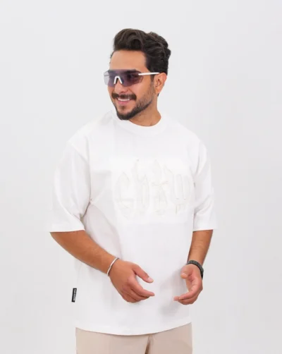 قیمت و خرید تیشرت مردانه پنبه دو پوسته طرح دار کد 30197
