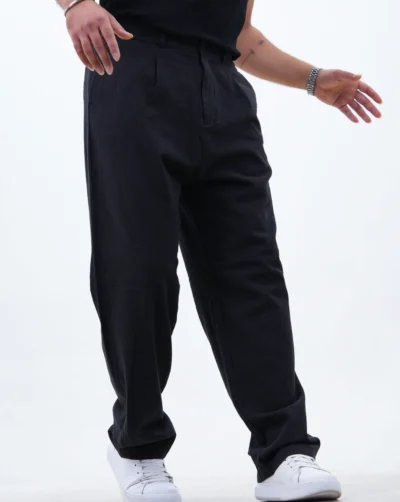 قیمت و خرید شلوار مردانه لینن اسپرت پاییزه کمرکش ELM کد 70179