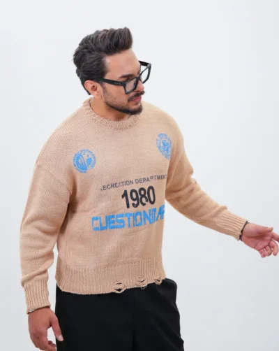 قیمت و خرید بافت مردانه زاپ دار طرح 1980 کد 50227
