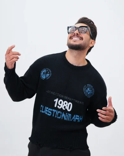 قیمت و خرید بافت مردانه زاپ دار طرح 1980 کد 50227