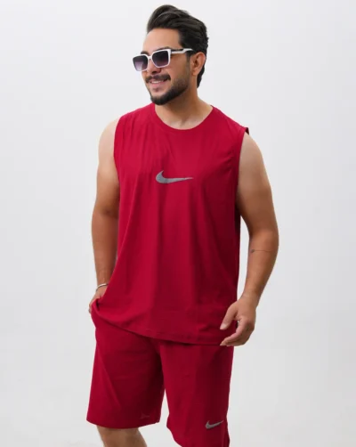 قیمت و خرید ست کاور شلوارک مردانه پارچه بیسکوئیتی نایک کد 100173