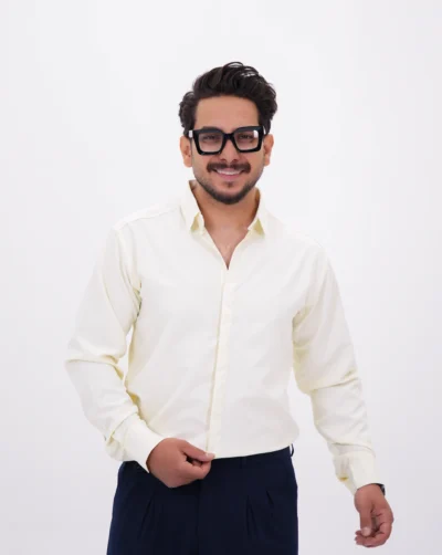 قیمت و خرید پیراهن مردانه مجلسی پارچه دوشین آستین بلند کد 20059 H 103